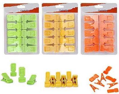 RARE-ZONE 40 Pcs Multi Purpose Heavy Duty Cloth Clips For Drying Clothes, Pegs, Cloth Clip Plastic Cloth Clips