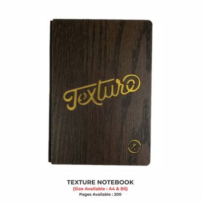 NEELGAGAN Texture Notebook- B5, Suitable For Writing (18.6 cm x 25.0 cm) B5 Note Book Single Line ruling 200 Pages