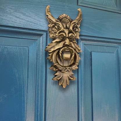 V-Trust Unique Monarch Design 20 inch Brass Door Knocker