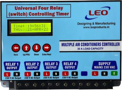 Leo 4 channel timer Programmable Electronic Timer Switch