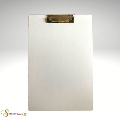 SPECIALITY PANELS White Melamine laminated exam pad/board, Paper Clipboard Writing Pad