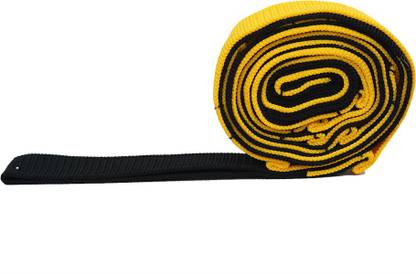 DnF 10 Loop Design Yoga Belt for Stretching Exercises, Posture and Asanas Fitness Band