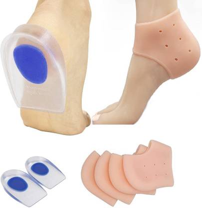 Navya Export Silicone Gel Heel Cups and Heel Pad - Shoe Inserts Heel Support