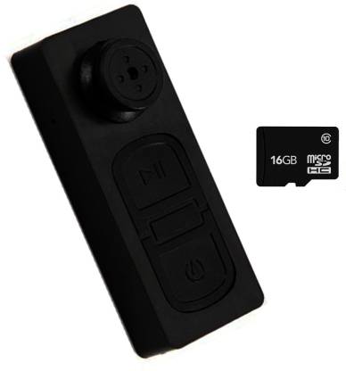 13-HI-13 HD spy Hidden button camera with 16gb card audio & video recording hidden camera Security Camera