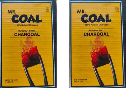 Puff Smart Mr. Coal Coconut Coal 1Kg ( 72p Coal Cubes - 25mm * 25mm * 25mm ) Hookah Charcoals