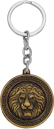 M Men Style Lion Head /Face Keychain and Keyring Gift Skey2022235 Key Chain
