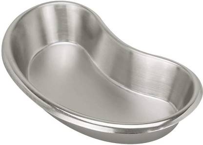 Spylx Stainless Steel Medium Kidney Tray 8inch Basin Emesis Bowl Surgical Utility Reusable Kidney Dish
