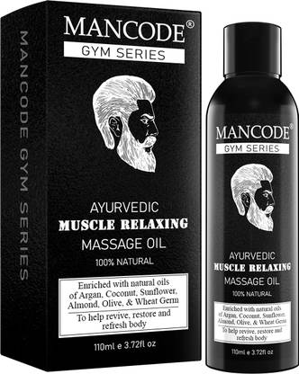 MANCODE GYM Series Ayurvedic Muscle Relaxing Massage Oil For Men,110ml