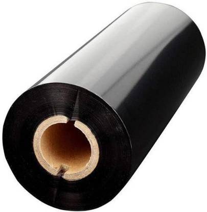 DREAM CHOICE 4.13" x 300 Mtr) Wax Ribbons Ink Barcode Labels (105x300mtr) (Black, Set of 1) Self adhesive Paper Label