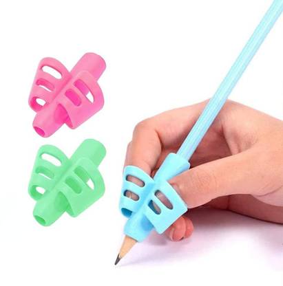 DOCAT Silicone Pencil Grips for Kids Handwriting Pencil Holder for Preschoolers Pencil Grip