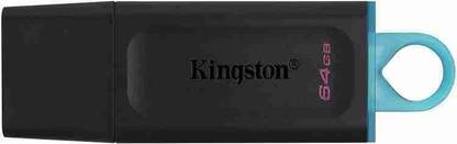 KINGSTON DATATRAVELER EXODIA 64 GB Pen Drive Compatible with Desktop Computer, Laptop, Audio Player, Mobile, Netbook, Tablet, Television USB 2.0, USB 3.0, USB 3.1, USB 3.2 Plastic Case