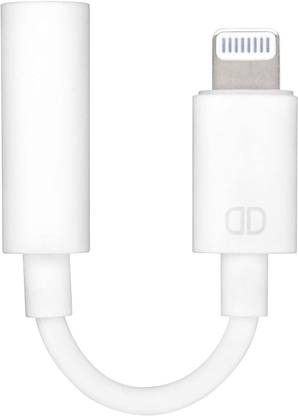 ENMORA White Lightning Headphone Jack Adapter Connector Music Control J59 Phone Converter