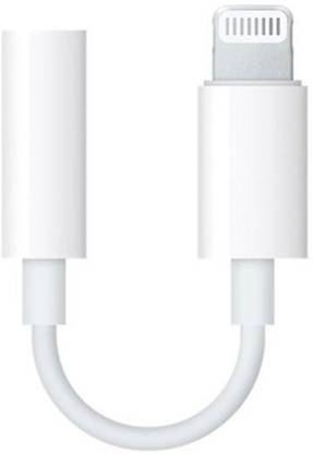 ENMORA White Lightning Headphone Jack Adapter Connector Music Control J55 Phone Converter