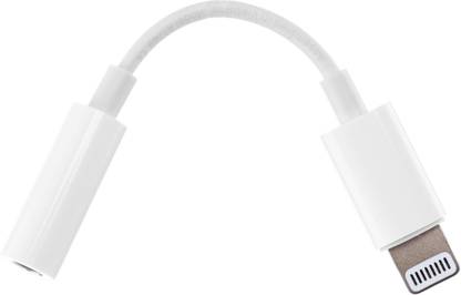 IMMUTABLE White Lightning Headphone Jack Adapter Connector Music Control J51 Phone Converter