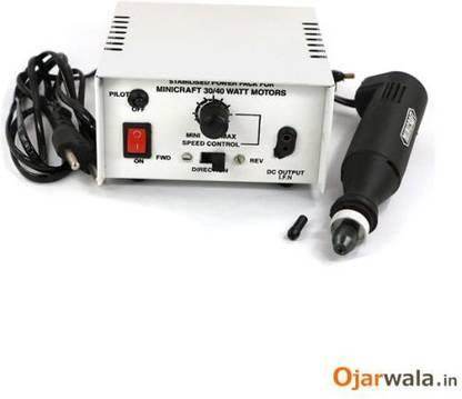 OJARWALA Minicraft Machine With 12V Speed And Direction Control Stabilizer Elimeter Box. Minicraft /Mini Drill Machine Speed And Direction Control Stabilizer Elimeter Cordless Drill