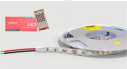 Goldmedal 300 LEDs 5 m White Steady Strip Rice Lights