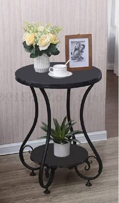 Smarts collection Round Table for Living Room/Bedroom/Dinning Room, Coffee Table, End Table Metal Side Table