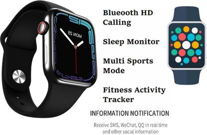 Bashaam G204(I7PROMAX) ULTRA MULTI FACES STEP COUNT BLUETOOTH SMART WATCH(PACK OF 1) Smartwatch
