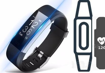 Y2H Enterprises AY813(ID115) PRO SLEEP TRACKER FITNEESS TRACKER SMART BAND BLACK(PACK OF 1)