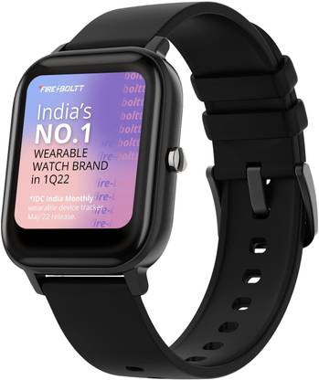 fire boltt SpO2 Full Touch 1.4 inch Smart Watch with Blood Oxygen, Fitness (Black) Smartwatch
