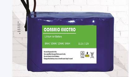 Conbrio Electro 8AH 11.1v Lithium ion battery pack with bms Lithium Solar Battery Lithium Solar Battery