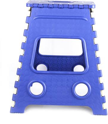 LACOPINE 18 Inch Lightweight Plastic Folding Step Stool Kitchen Stool