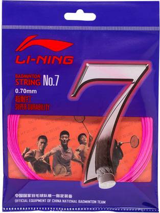 LI-NING No. 7 Badminton String - pink 0.70 Badminton String - 10 m 70 Badminton String - 10 m