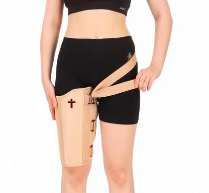 Tinor adjustable Femur Brace- Groin Thigh Wrap Support- Hamstring Brace Belt Knee Support