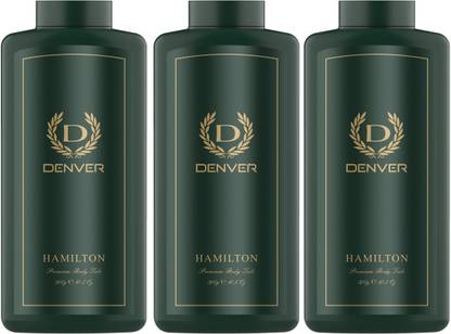 DENVER Premium Body Talc Combo (Pack of 3)