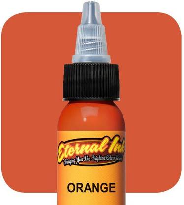 ETERNAL orange 1/2oz Tattoo Ink
