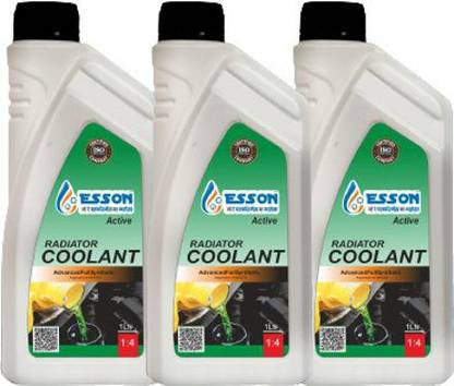 ESSON RADIATOR COOLANT -P3 Car Care Concentrate (Pack of 3) Coolant Green