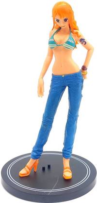 Trunkin One Piece Anime Action Figure 17 Cms Nami Lady Collectible Figurine
