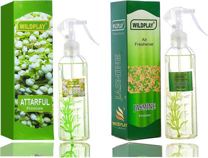 Wildplay Attarful, Jasmine Airfreshener Spray 250ml Attarful & Jasmine Room freshener