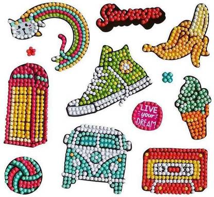 Litvibes DIY Diamond painting 5D stickers,Mosaic art & craft kit for kids - SAVAGE DESIGN