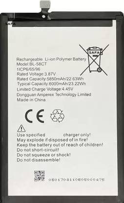 long power  For TECNO SPARK 7 / SPARK 7T  Battery