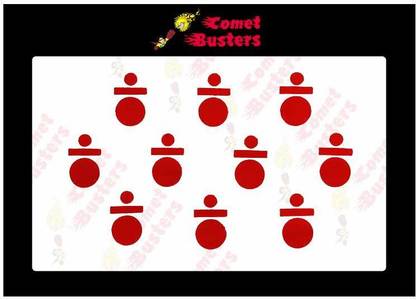 Comet Busters Traditional Handcrafted Red Bindi (BV261) Forehead Red Bindis