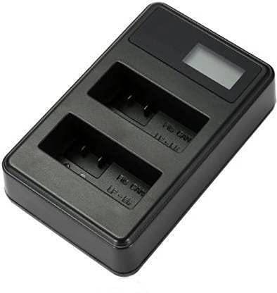 Power Smart LP-E12 USB LCD Display Dual Port Battery Charger for Canon M50 EOS M50 Mark II  Camera Battery Charger
