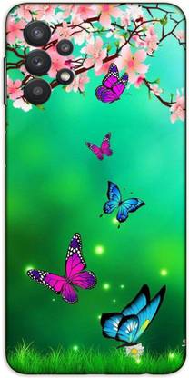 iprinto Back Cover for Samsung Galaxy A32, Samsung Galaxy A32 4G Butterfly Back Cover