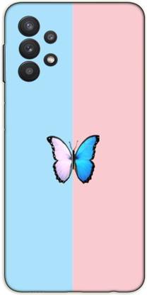 iprinto Back Cover for Samsung Galaxy A32, Samsung Galaxy A32 4G butterfly Back Cover