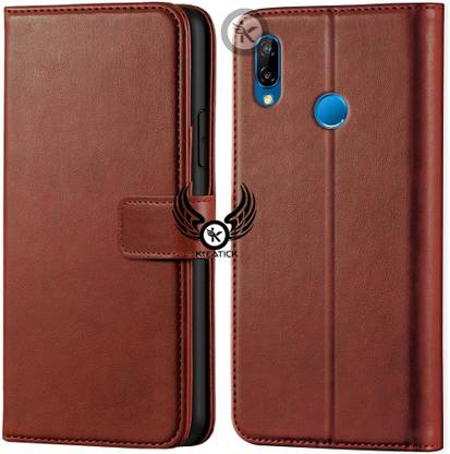 Kreatick Wallet Case Cover for Honor-P20 LITE | Inside TPU with Card Pockets | Wallet Stand | Magnetic Closure