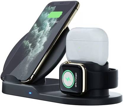 CHIWAY 3 in 1 Wireless Charging Stand for MOBILE EARBUDS AND SMARTWATCH Charging Pad
