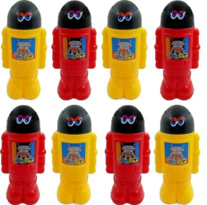 Kartual Birthday Return Gift In Bulk | Small Size Robot Shape Money Bank Kids (8 Pcs) Coin Bank