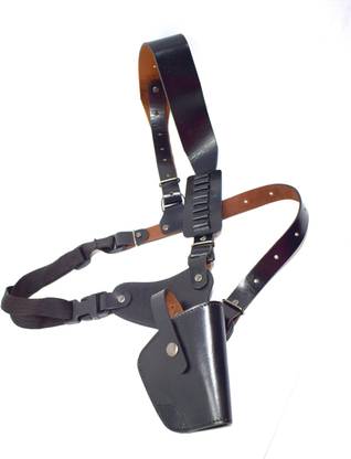 गन एली Premium Leather Chest Holster for 32 Revolver IOF,Smith&Wession,Webley पिस्टल/गन कवर फ्री साइज़