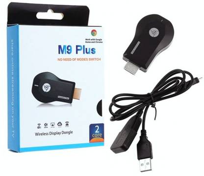 Sharp beak AnyCast M9 Plus Wifi Wireless Display Dongle With DLNA & Cloud Feature 128 MB 300 Mbps Data Card ,Calls not Supported