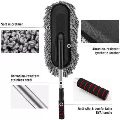 CODIVER Microfiber Flexible Duster Car Wash | Car Cleaning Accessories Dry Duster