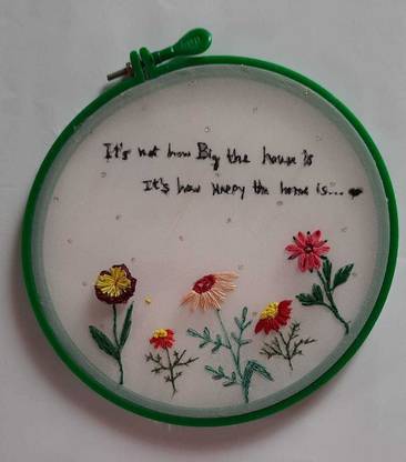 PROXIMA HUB Embroidery Tulle Art Embroidery Hoop