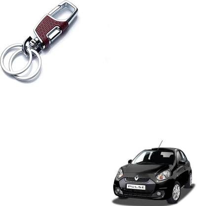 SEMAPHORE Car Luxury Key Chain(Red) For Renault Pulse Key Chain