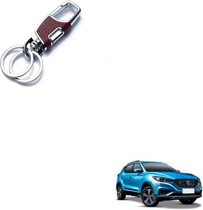 SEMAPHORE Car Luxury Key Chain(Red) For MG ZS EV Key Chain