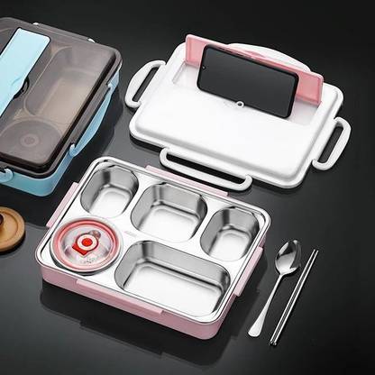 Akvanar 304 stainless steel Lunch Box Tiffin Box Leak Proof 1200 ML multi color pc 1 1 Containers Lunch Box