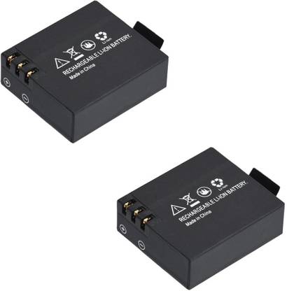 IBS Mobile Battery For  IBS 2 PCS RECHARGEABLE LI-ION SPARE BATTERY 3.7V 900MAH FOR 4K ACTION CAMERA